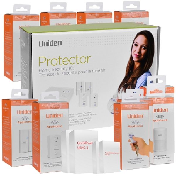 KIT Alarma Uniden Smart 6x Mag 4x Enchufe 2x Sensor 2xRemote