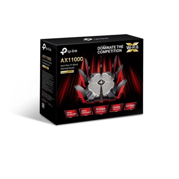 Router Inalámbrico TP-LINK Archer AX11000 Tri Band GAMER