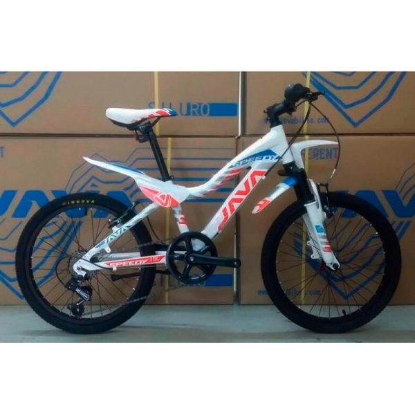 Bicicleta NIÑO JAVA 2018 SPEEDY 7S-V 20" BLANCO