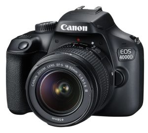 Camara Canon Réflex Profesional EOS 4000D T100 18-55mm WiFi