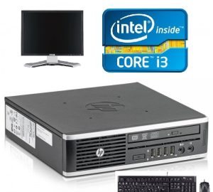 Equipo PC HP Core i3 3.1Ghz, 4GB, 160GB, DVD-RW +Monitor 19"