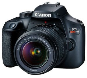 Camara Canon Eos Rebel T100 Full HD + Lente 18-55mm WiFi