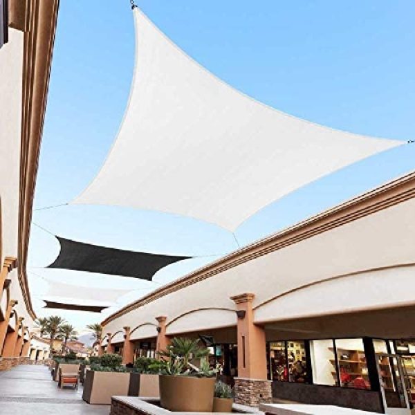 Malla Toldo Vela Alta Calidad 5 x 3 metros Uv 98% Blanco