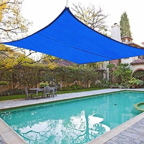 Malla Toldo Vela Alta Calidad 8 x 14 metros Uv 98% Azul