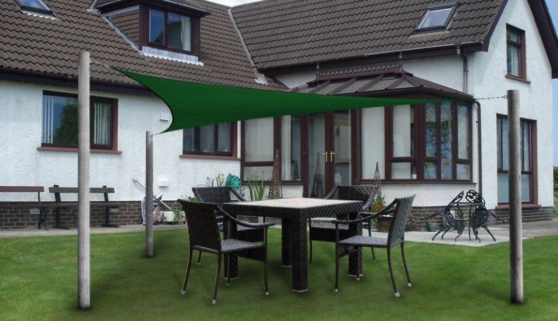 Malla Toldo Vela Alta Calidad 8 x 8 metros Uv 98% Verde Malla Toldo Vela Alta Calidad 8 x 8 metros Uv 98% Verde