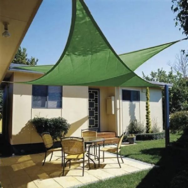 Malla Toldo Vela Alta Calidad 8 x 8 metros Uv 98% Verde
