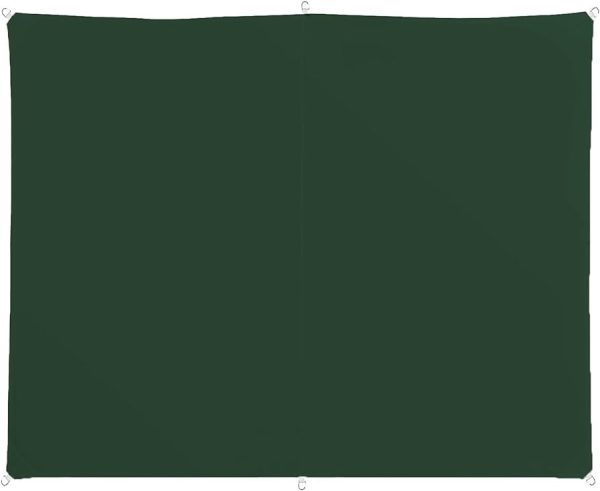 Toldo Vela p/ sombra viento c/ Uv - 4*10 rectangulo VERDE