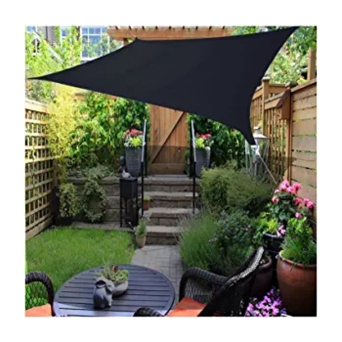 Toldo Vela p/ sombra viento y granizo c/Uv - 8*7 rectangulo