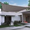 Toldo Vela p/ sombra viento y granizo c/ protección Uv-4*9.5