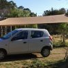 Toldo Vela p/ sombra viento y granizo c/ protección Uv-4*9.5