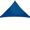 Toldo Vela sombra viento granizo c/Uv - 5*5*5 triangulo AZUL