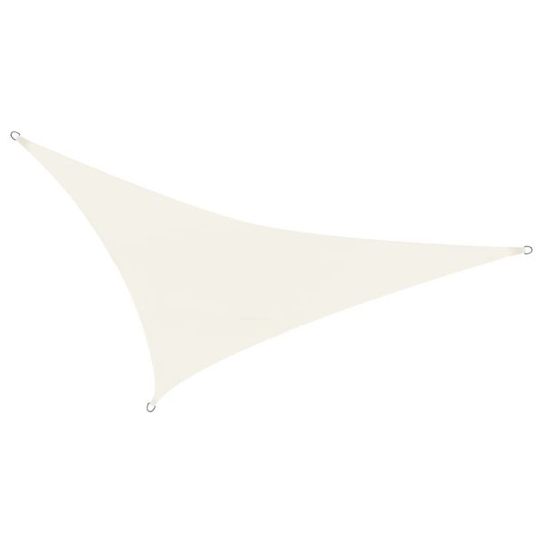 Toldo Vela sombra viento y granizo 4*2.5*5 triangulo BLANCO