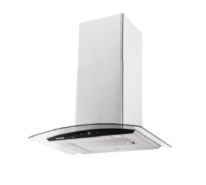 Campana Chimenea Extractora James p/Cocina Curvex 90 Inox