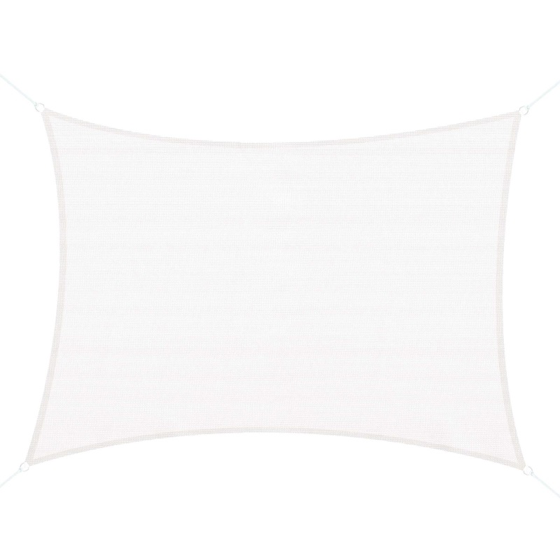 Malla Toldo Vela Alta Calidad 8 x 9 metros Uv 98% Blanco
