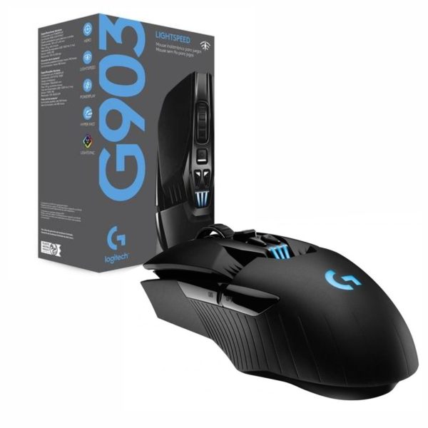 Mouse Gamer inalambrico Logitech G903 Hero Lightspeed