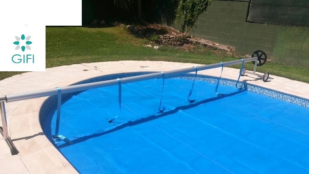 ENROLLADOR COMPLETO C/TUBO 3 X 1.4MTS Para Piscina - GIFI