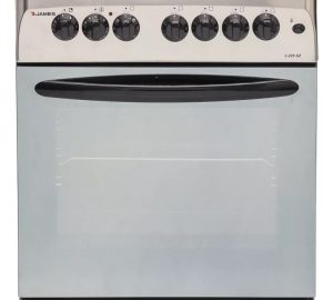 Cocina Combinada James con 4 hornallas C 225 G2 Inox