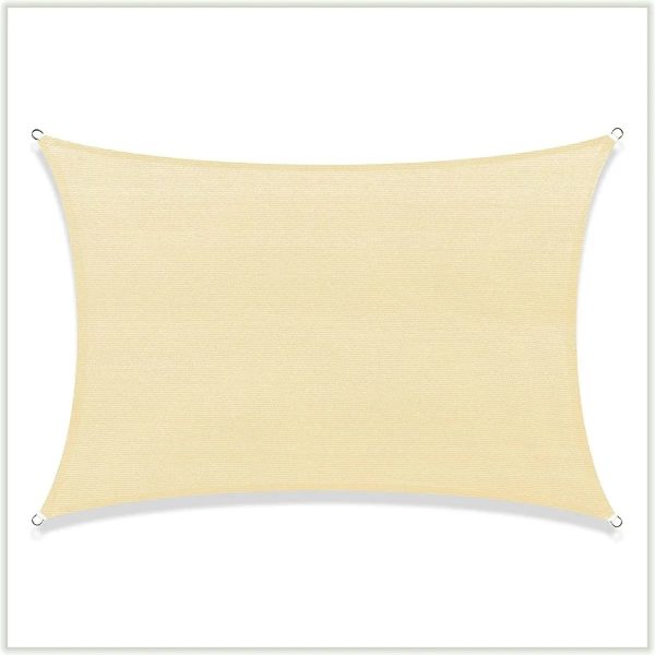 Toldo Vela p/ sombra viento c/ Uv - 4*4 Cuadrado Beige
