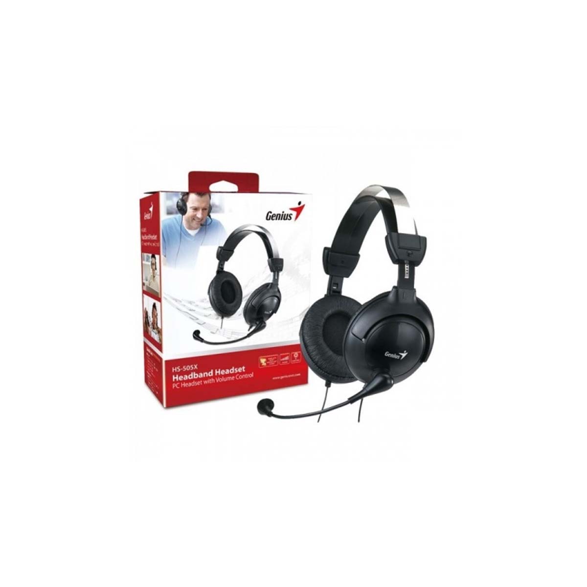 Auricular Audifono Gamer C/mic Genius HS-M505X Negro Gaming