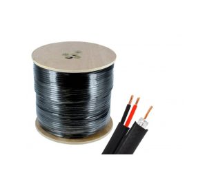 Bobina Cable Siames Coaxil + Corriente 220V 305m
