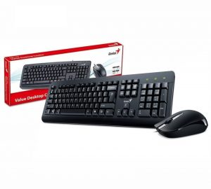 Combo Teclado y Mouse Genius Cableado KM-160 USB Español