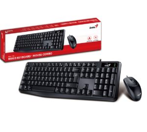 Combo Teclado y Mouse Genius Cableado KM-170 USB Español
