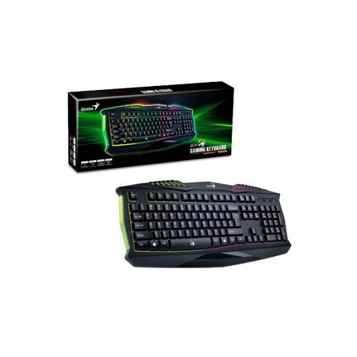 Teclado Gamer Genius Scorpion Retroiluminado K220 Gaming Teclado Gamer Genius Scorpion Retroiluminado K220 Gaming