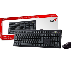 Combo Genius KM-8101 teclado y mouse inalámbricos