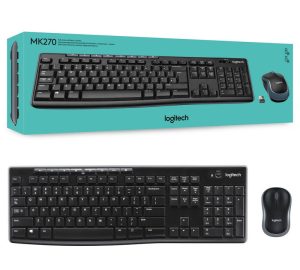 Combo Teclado y Mouse Logitech MK220 Inalambrico