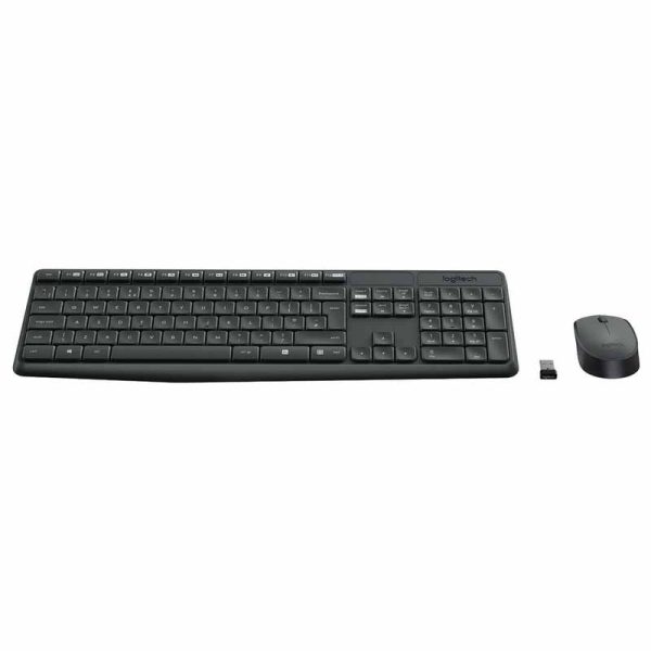 Combo Teclado y Mouse Logitech MK235 Inalambrico