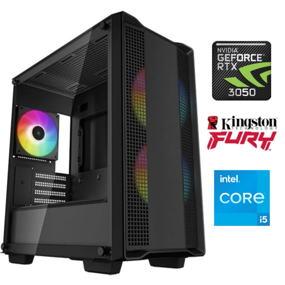Equipo Gamer Core i5 13400F 16GB 1TB NVMe RTX 3050 6GB