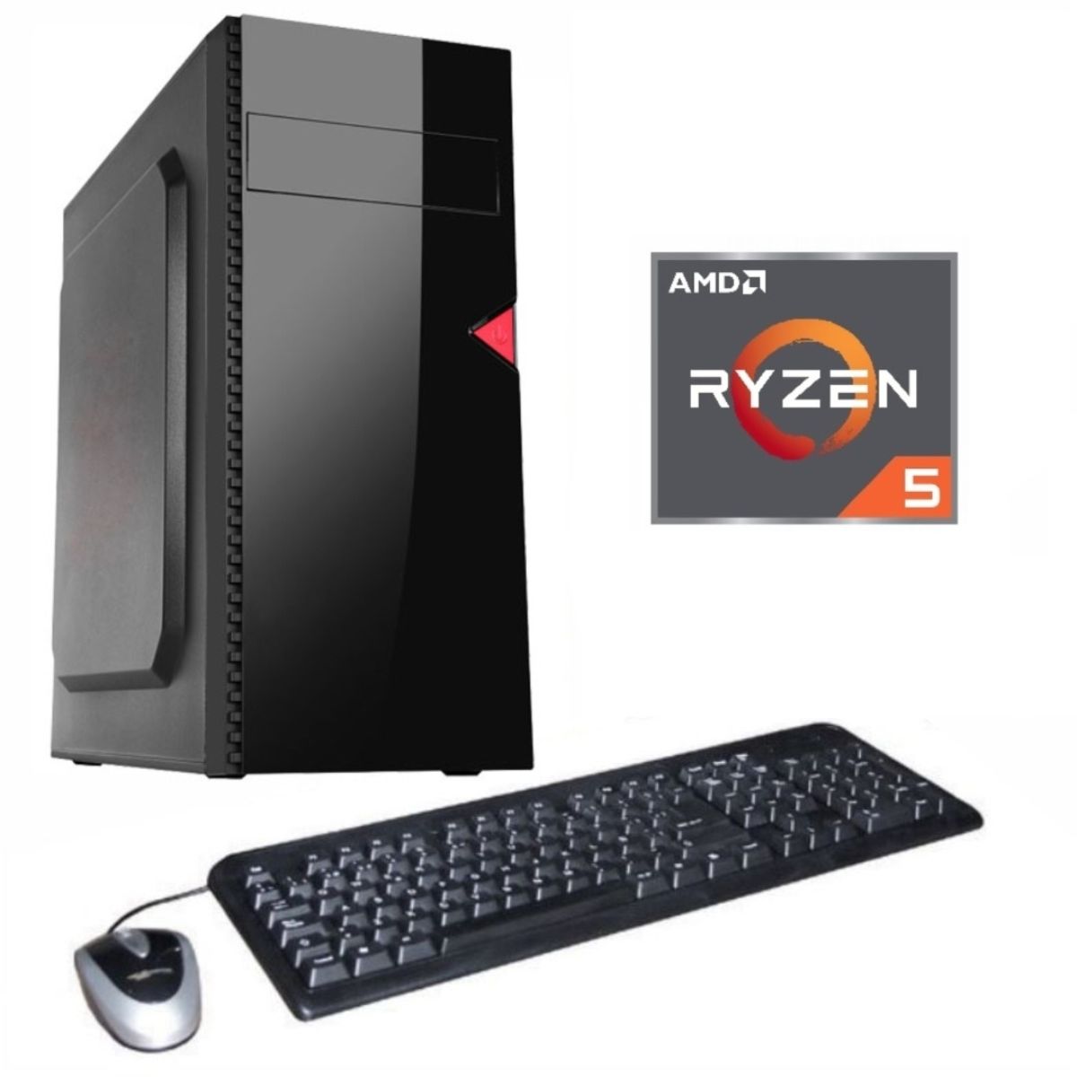 Equipo nuevo AMD Ryzen 5 4600G 8GB 256GB + Monitor 21.5"