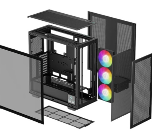 Gabinete Gamer Deepcool Morpheus Digital 3 fans ARGB 140mm