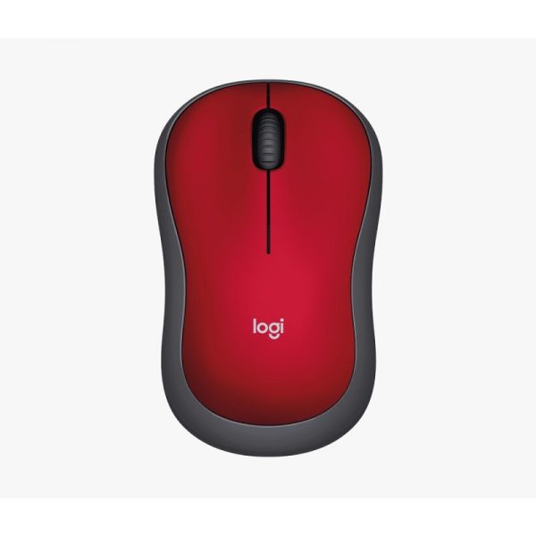 Mouse Inalambrica Logitech M185 Rojo - Bateria 12 meses