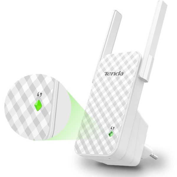 Range Extender Tenda A9 Wifi N300 Doble Antena-Alta Potencia