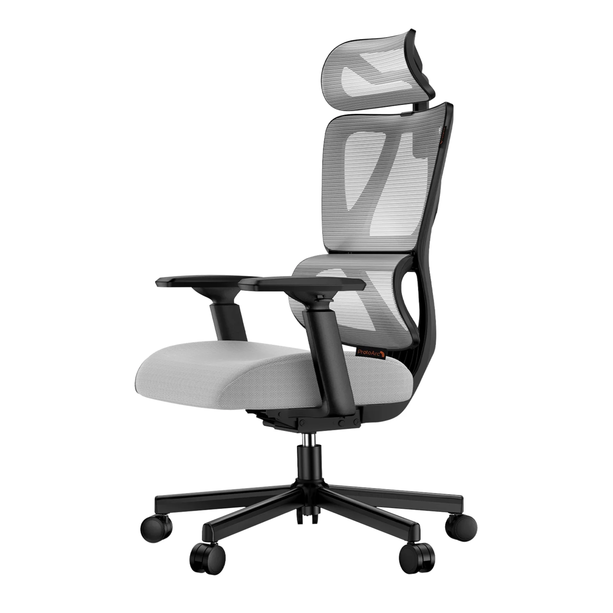 Silla de Escritorio Ajustable 360°/130° ProtoArc Ec100 Gris