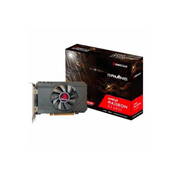 Tarjeta de Video Gamer Biostar AMD RX6400 4GB - Gaming