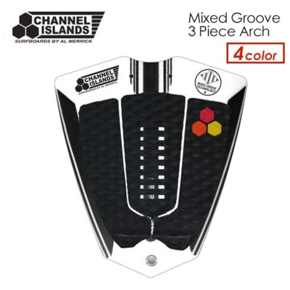 Almohadilla De Tracción Para Tabla De Surf MIXED GROOVE