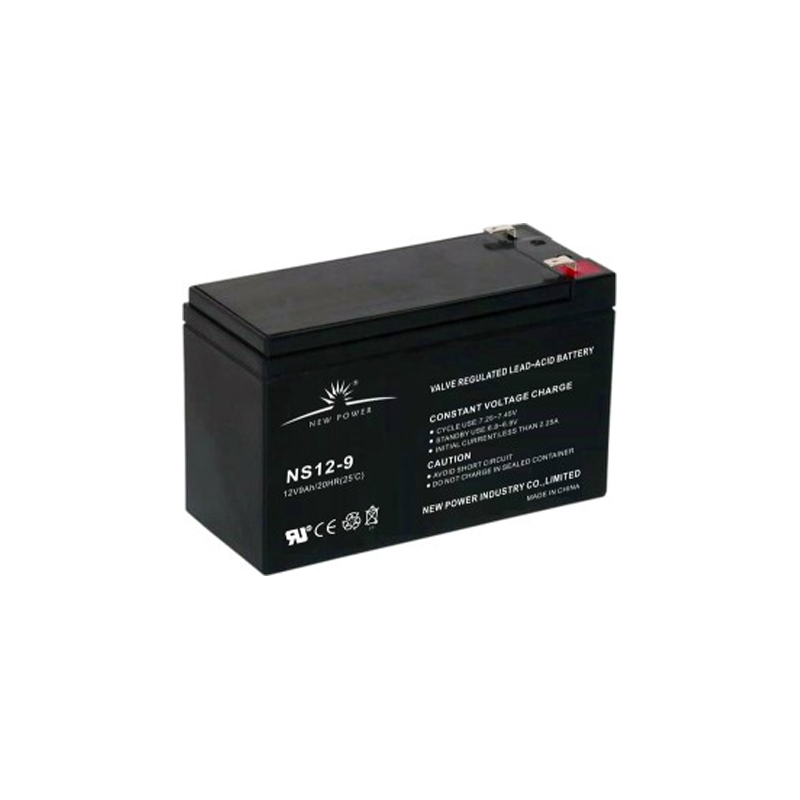 Batería de Gel de 12V y 9Ah - Repuesto de UPS y Alarma