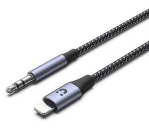 Cable Unitek Lightning 3.5mm 1m compatible para iPhone/iPad