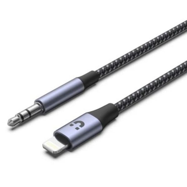 Cable Unitek Lightning 3.5mm 1m compatible para iPhone/iPad