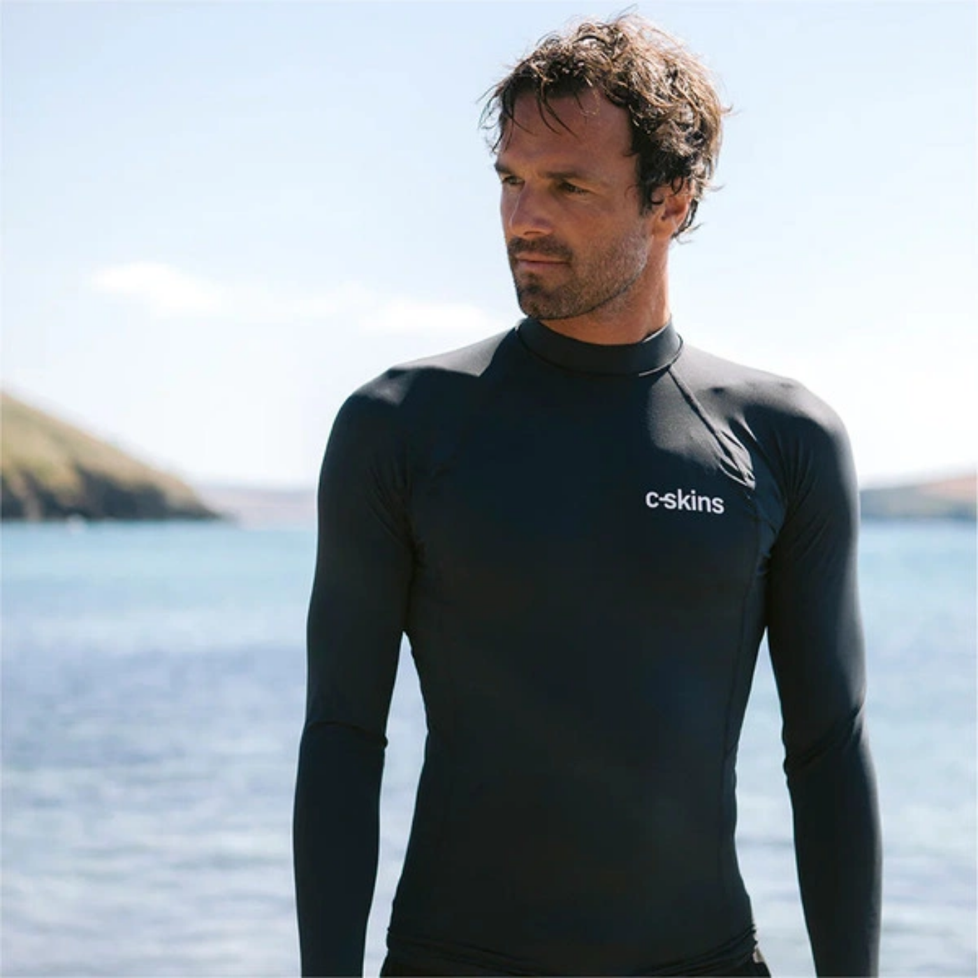 Camiseta de manga larga para hombre RASH X UV SKINS BASICS