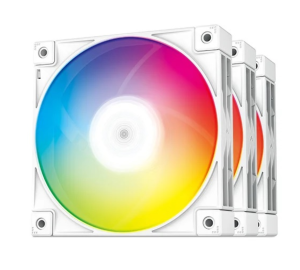 Fan Cooler Gamer Deepcool FC120 ARGB Blanco 3 en 1 Gaming