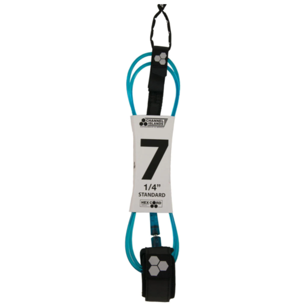 Leash Para Tabla De Surf 2,1M HEX CORD Azul CHANNEL ISLANDS