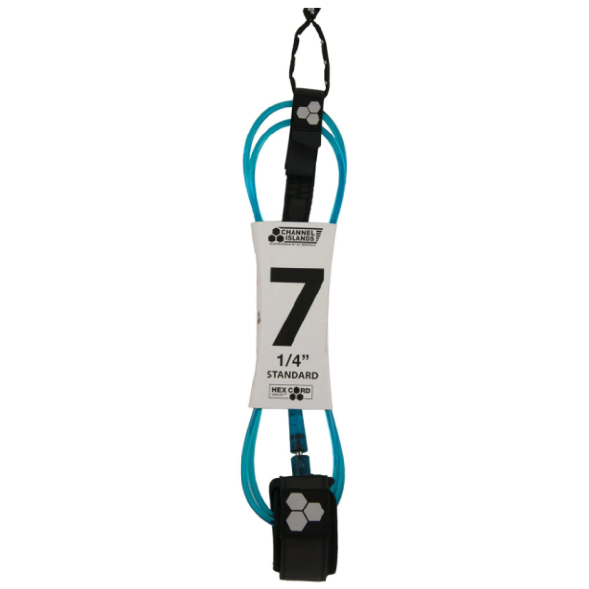 Leash Para Tabla De Surf 2,1M HEX CORD Azul CHANNEL ISLANDS