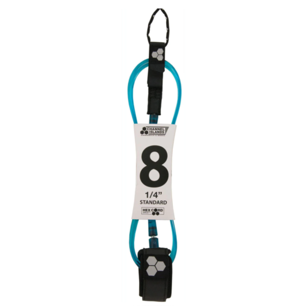 Leash Para Tabla De Surf 2,4M HEX CORD Negro CHANNEL ISLANDS