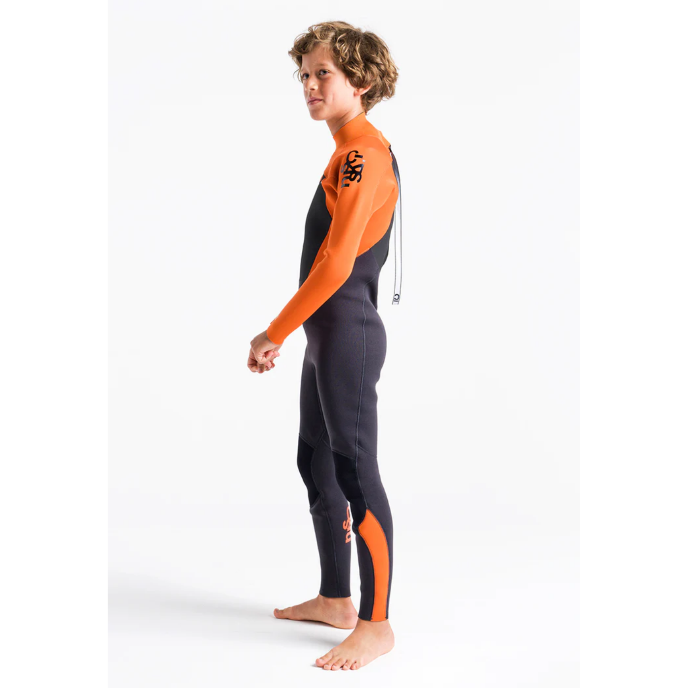 Traje de neopreno c-skins NIÑO Largo CHARCOAL/BURNT ORANGE