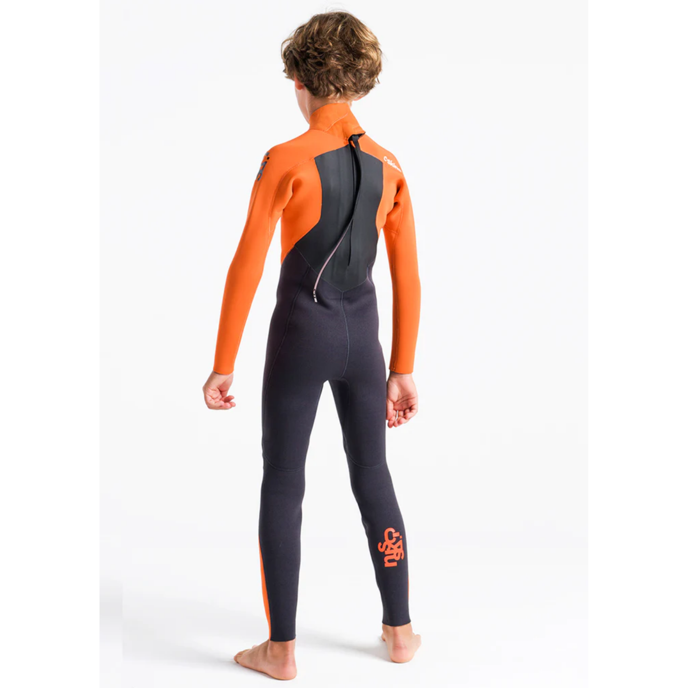 Traje de neopreno c-skins NIÑO Largo CHARCOAL/BURNT ORANGE