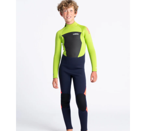Traje de neopreno c-skins niños Largo BLUE/LIME/FLO RED/XL