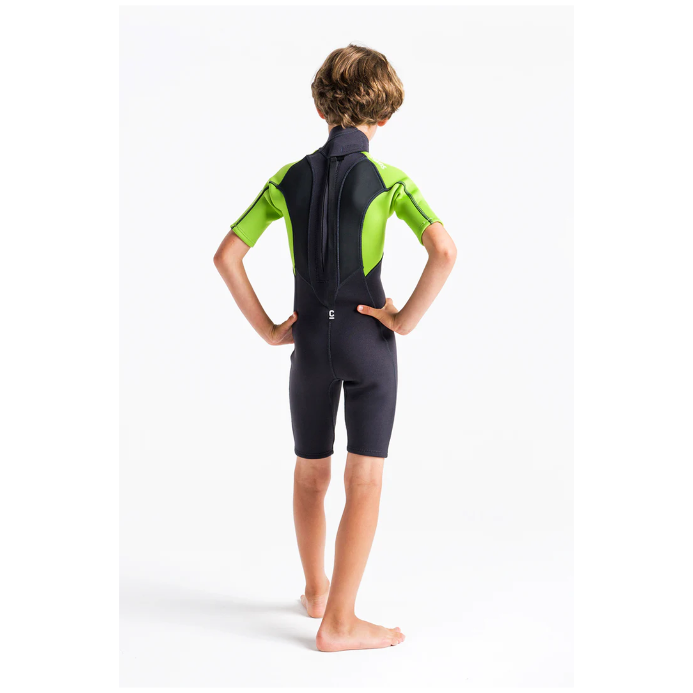 Traje de neopreno c-skins para niños BLACK/LIME/XL